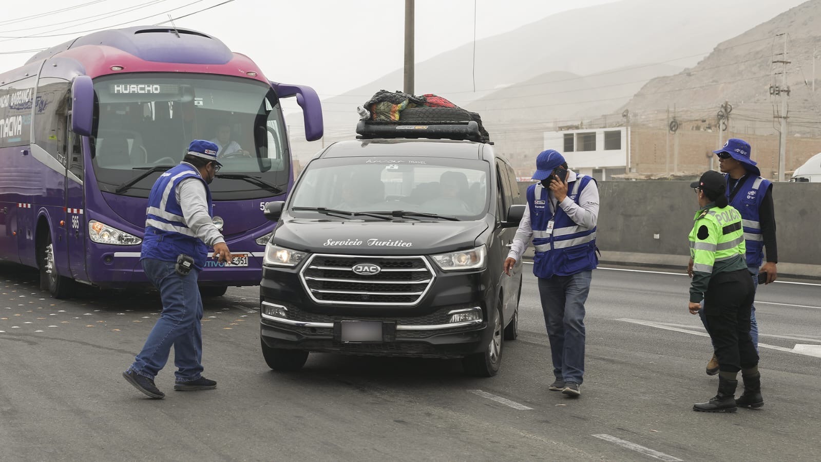 Sutran refuerza el control vehicular en los principales accesos a Lima ante el incremento de viajes por Navidad y Año Nuevo
