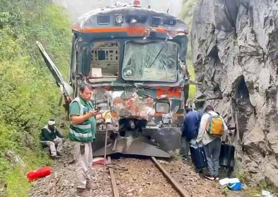 Cusco: choque de trenes en la ruta a Machu Picchu deja varios heridos y turistas evacuados