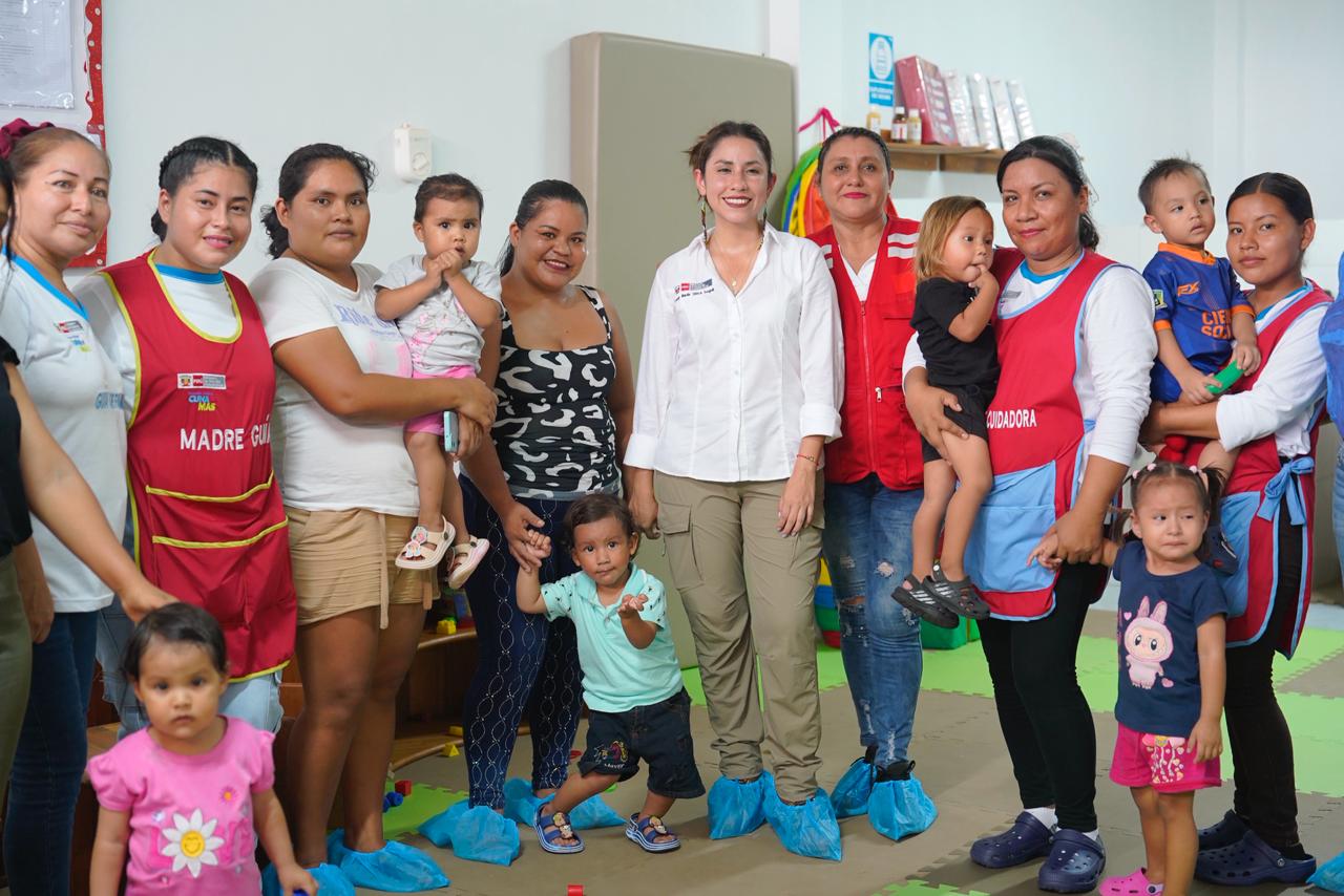 Ministra Lesly Shica impulsa inversión de más de S/378 mil a favor de la primera infancia en Loreto