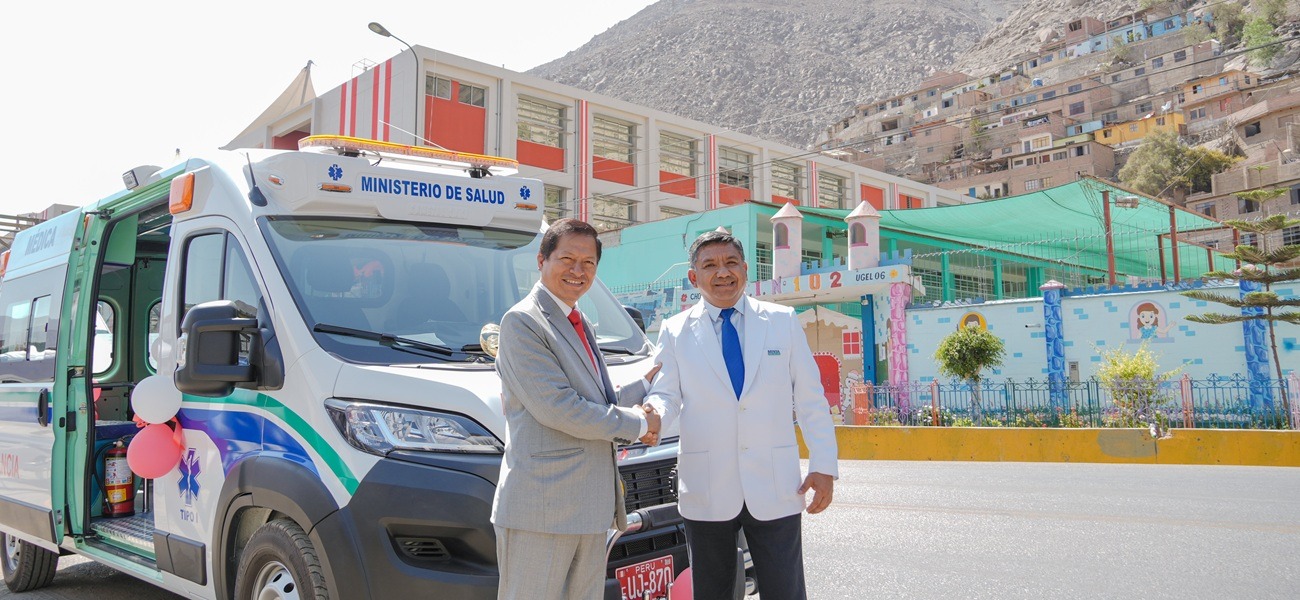 Moderna ambulancia salvará vidas en Moyopampa