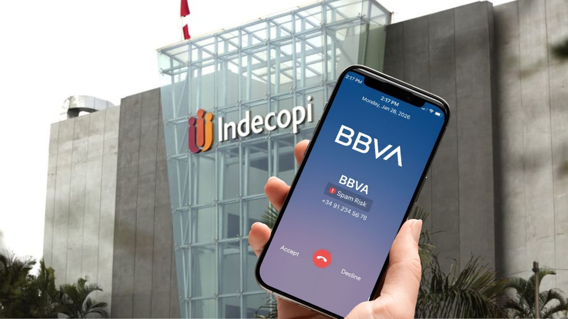 Indecopi multa a BBVA Perú con más de S/1,5 millones por llamadas publicitarias sin autorización