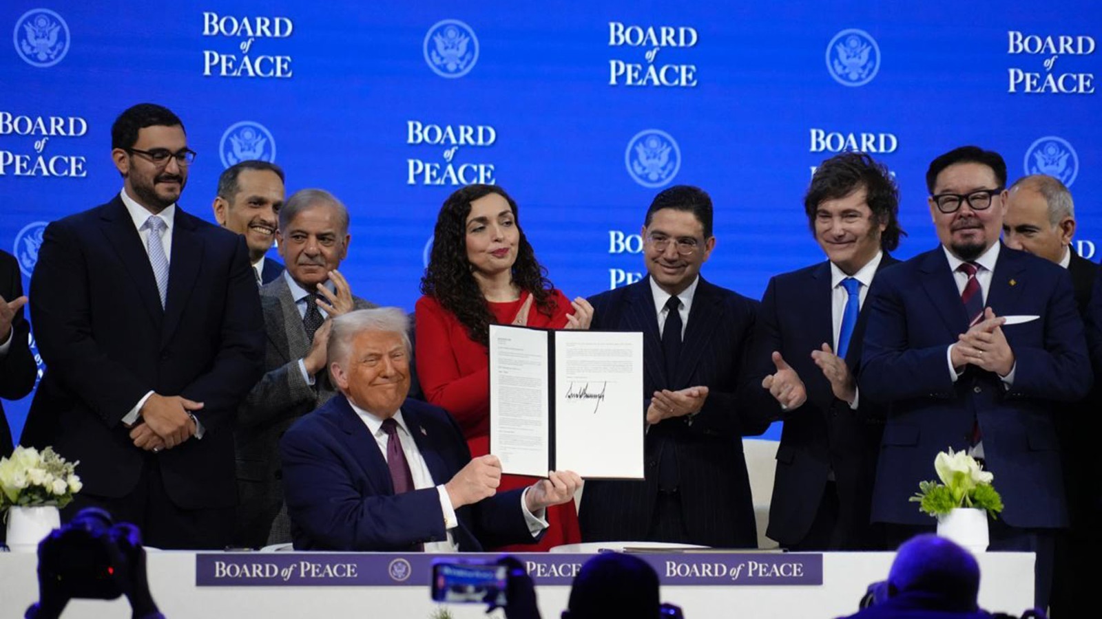 Donald Trump presentó el Consejo de Paz en Davos