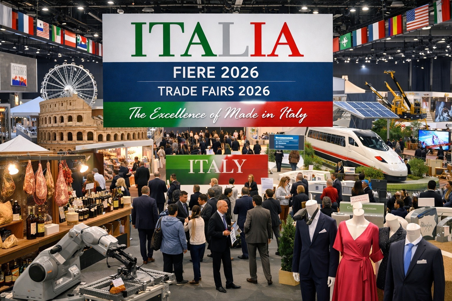 Italia presenta su calendario de ferias comerciales 2026