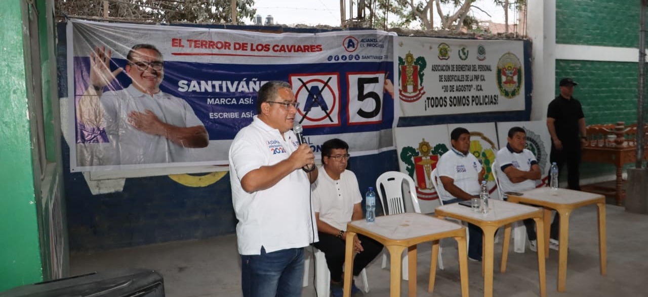 Ica: Santiváñez se reúne con la familia policial y reafirma su compromiso con la seguridad ciudadana