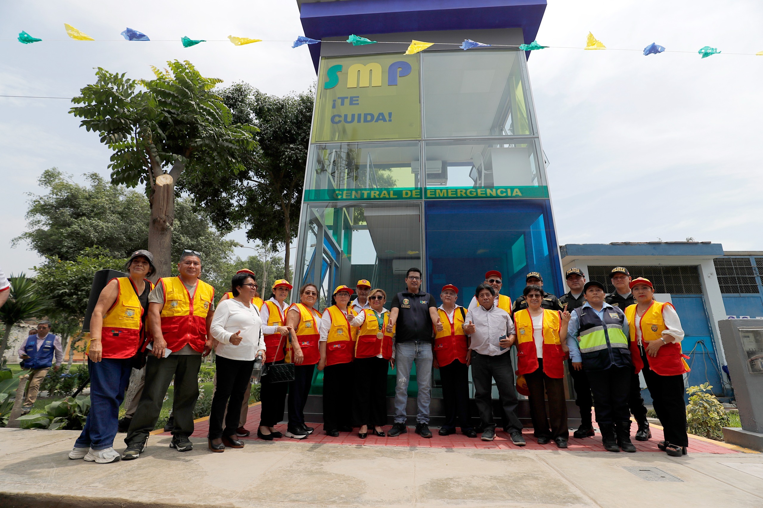 SMP más seguro: Gestión de Hernán Sifuentes entregó nuevos módulos de seguridad para enfrentar la delincuencia