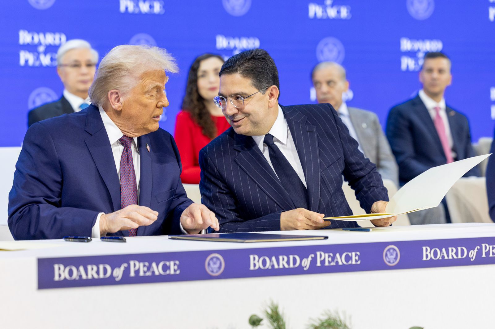 Marruecos firma la Carta constitutiva del Consejo de Paz en Davos