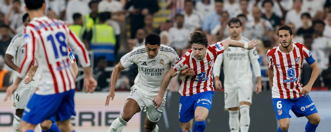 Real Madrid vence 2-1 al Atlético y se impone en el clásico por la Supercopa de España