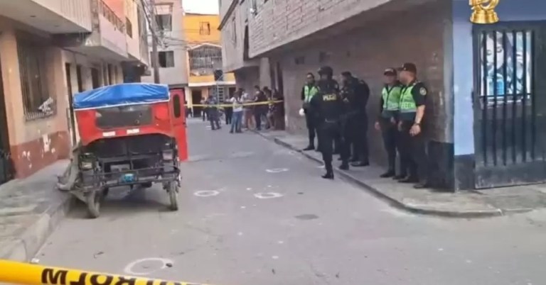 Mototaxista es asesinado a balazos en SJL