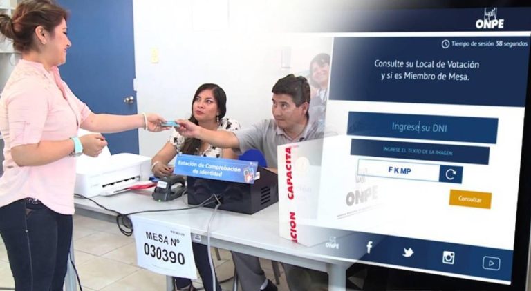 ONPE activa consulta para conocer dónde votar en 2026