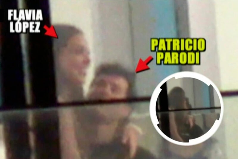 Patricio Parodi y Flavia López son captados besándose