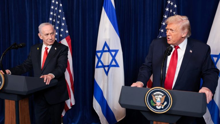 Trump y Netanyahu se reunieron en Casa Blanca