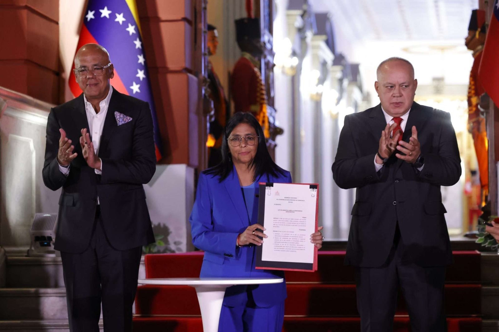 Venezuela: Delcy Rodríguez  promulgó la ley de amnistía