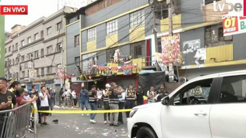 Hombre es asesinado a balazos frente a la estación Gamarra de la Línea 1 en La Victoria