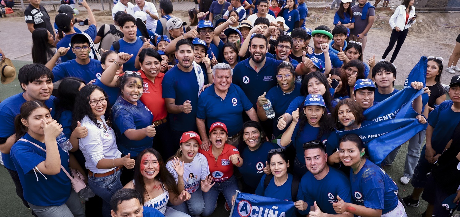 SJL:  César Acuña reafirma su compromiso con el país y pide que el Perú no se detenga