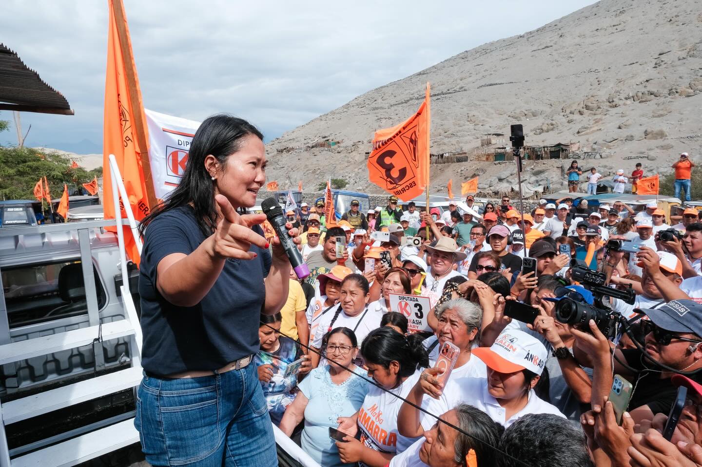 Keiko plantea llevar agua a cerros con apoyo de privados