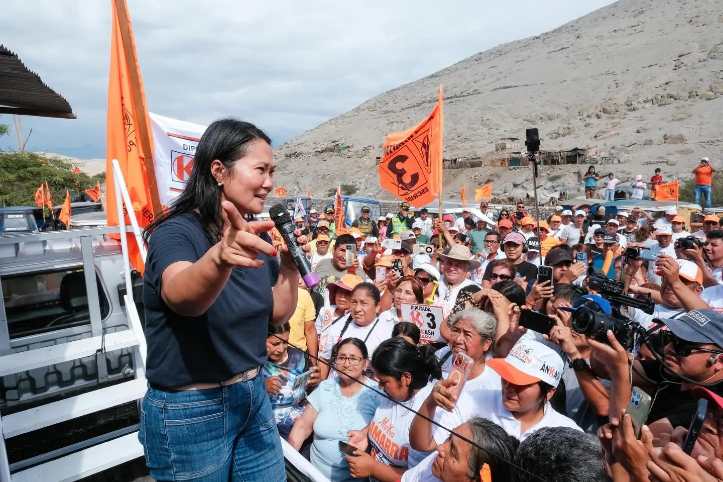 Keiko plantea llevar agua a cerros con apoyo de privados