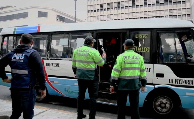 Gobierno lanza plan para combatir extorsión y sicariato en el transporte