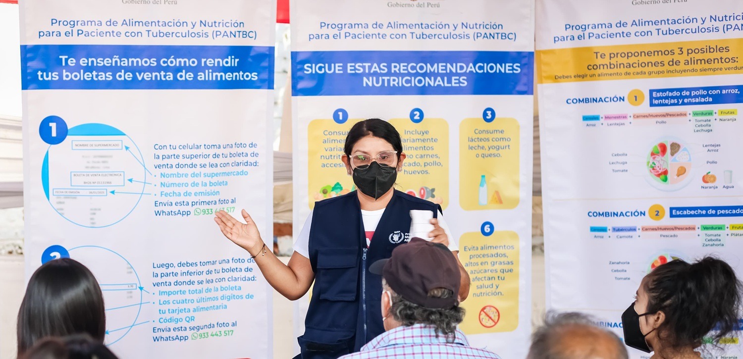 Más de 36 000 personas afectadas por tuberculosis reciben apoyo alimentario del Midis para su tratamiento