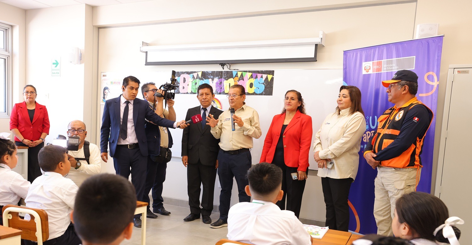 Minedu inaugura año escolar 2026 en colegios públicos