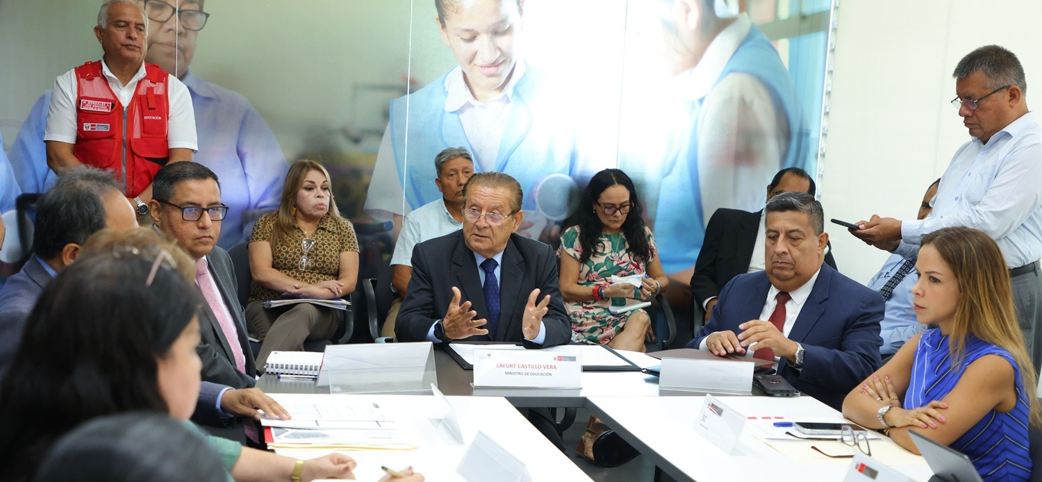 Minedu en alerta para atender emergencias en locales escolares y garantizar inicio del año escolar el 16 de marzo