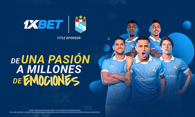 1xBet se convierte en patrocinador principal de Sporting Cristal