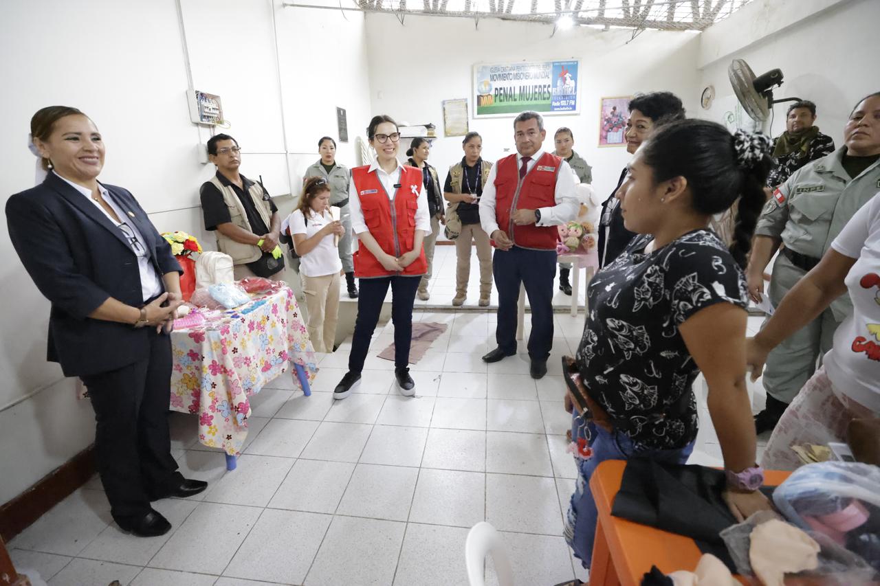 Ministra del Mimp visita penal de mujeres de Sullana para verificar condiciones de internas