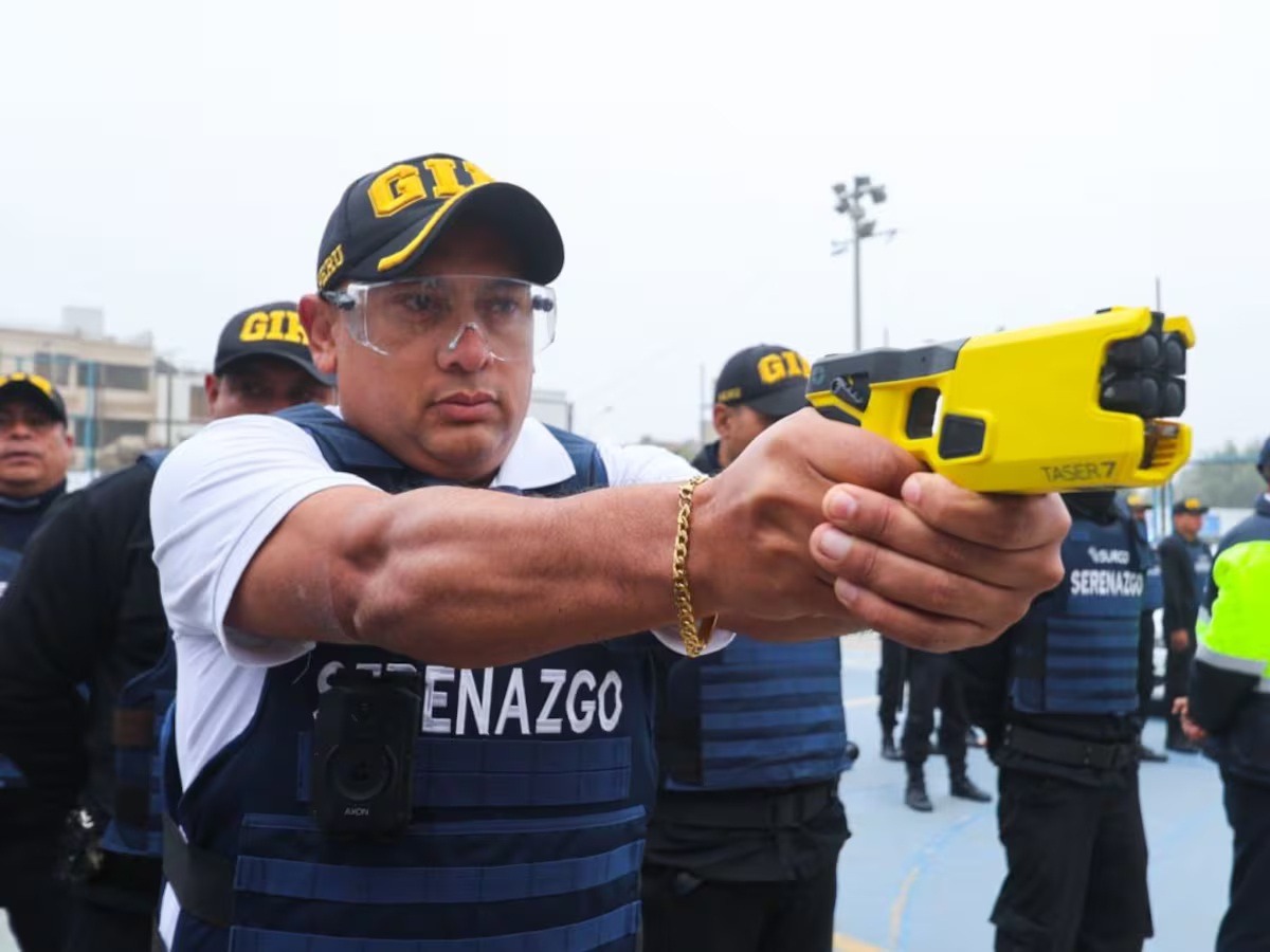 Municipalidad de Lima usará pistolas eléctricas