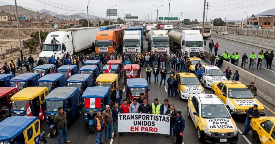 Transportistas advierten paro mientras Gobierno proyecta baja del precio del petróleo