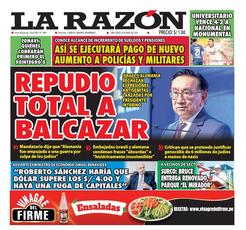Ediciones Impresas 30/04/26