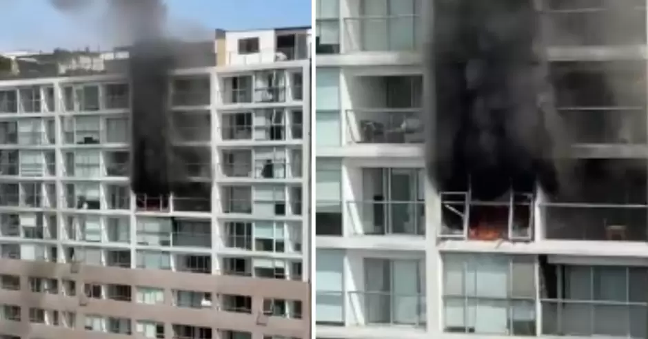 Incendio en San Isidro: fuego en edificio de Javier Prado Oeste fue controlado sin víctimas