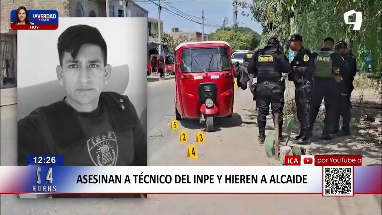 Asesinan a trabajador del INPE y dejan grave a alcaide tras emboscada en mototaxi