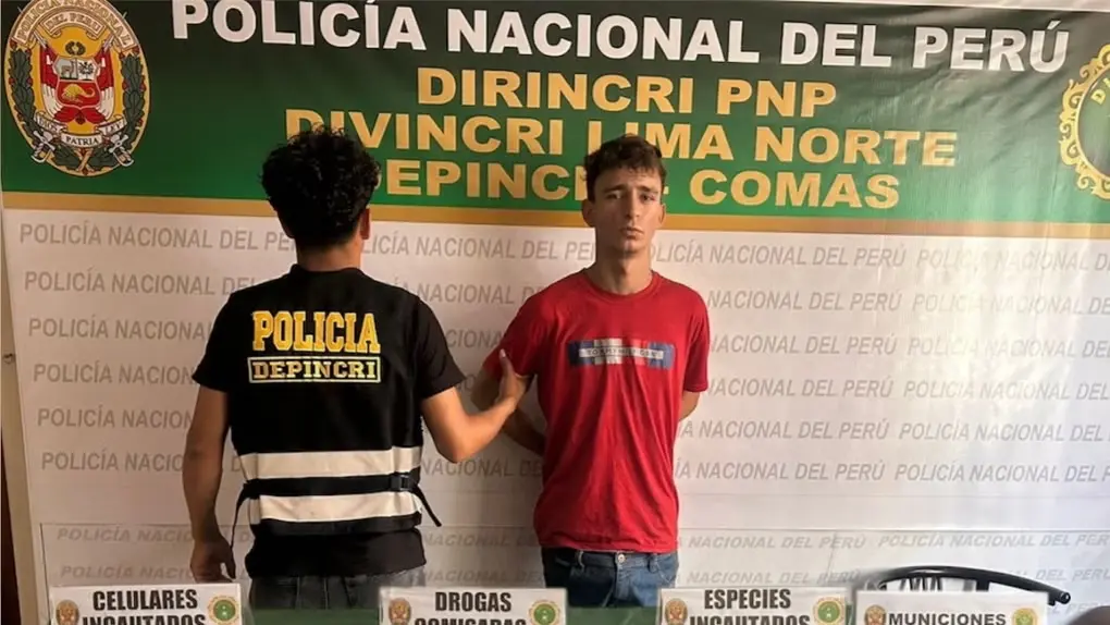 Capturan a presunto sicario por asesinato de joven en Comas