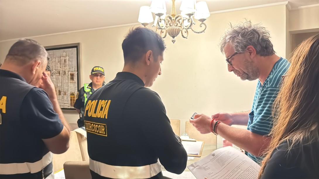 Fiscalía y PNP allanan el domicilio del exjefe de la ONPE, Piero Corvetto