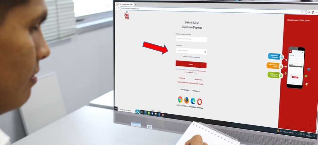JNE habilita trámite para exonerarse de multa por no votar en Elecciones 2026