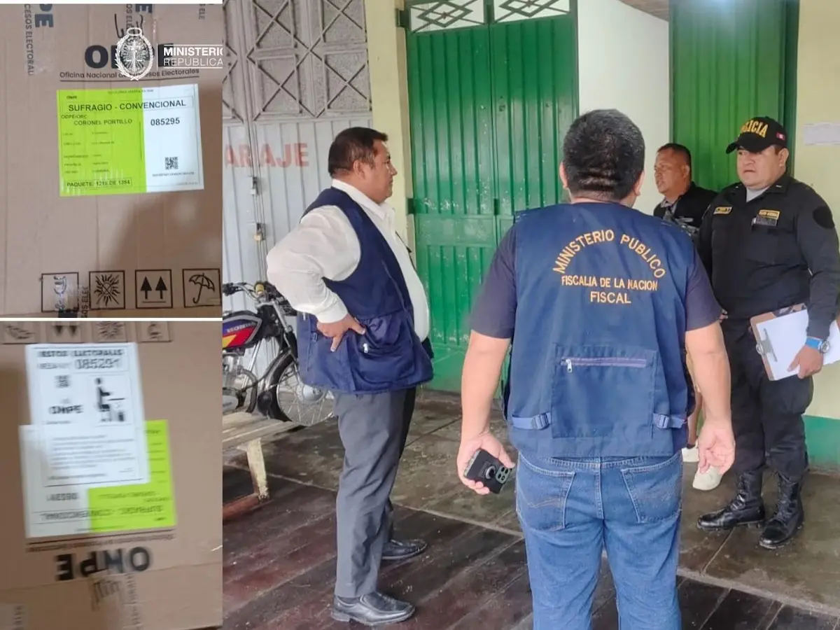 Ucayali: actas y cédulas fueron abandonados