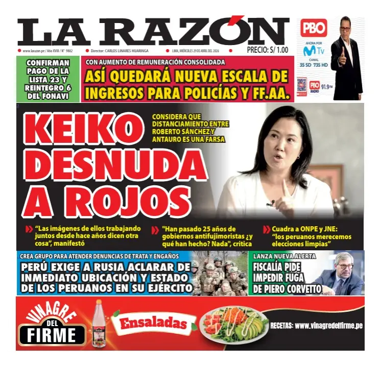 Ediciones Impresas 29/04/26