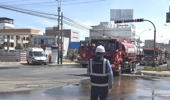 Fuga de gas en Surquillo genera evacuación y cierre de la avenida República de Panamá