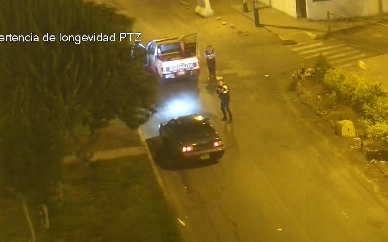 En tiempo récord: Serenos de SMP capturan a avezados delincuentes gracias a cámaras de seguridad