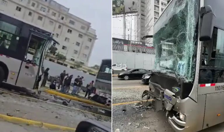 Choque de tres buses del Metropolitano deja más de 40 heridos