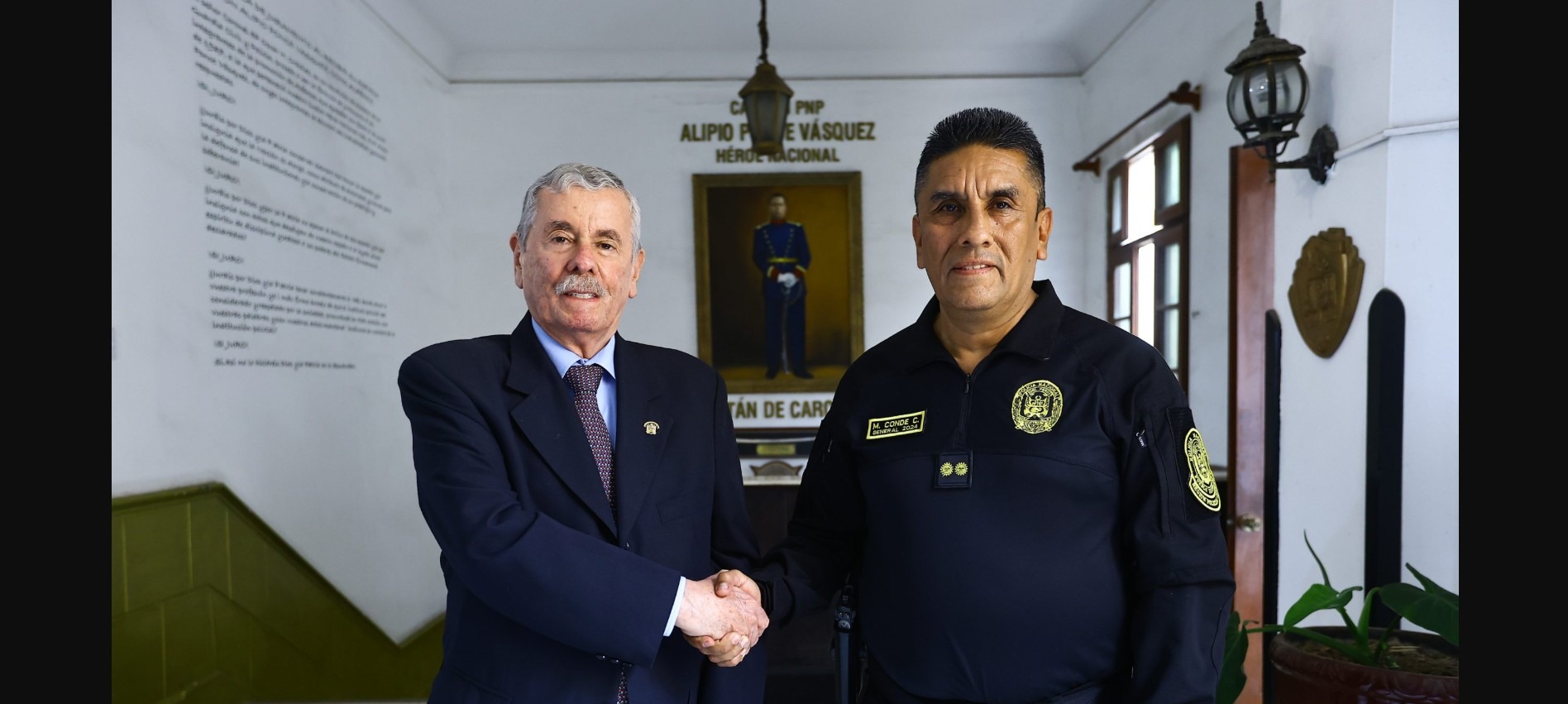 Presidente del Congreso y jefe de la Región Policial Callao articulan medidas para combatir criminalidad
