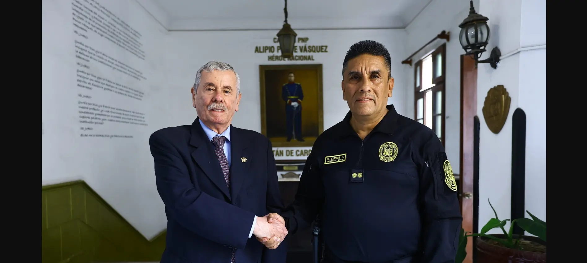 Presidente del Congreso y jefe de la Región Policial Callao articulan medidas para combatir criminalidad