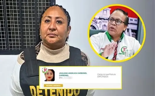 Detienen a candidata a diputada de Juntos por el Perú vinculada a ‘Los Pulpos’
