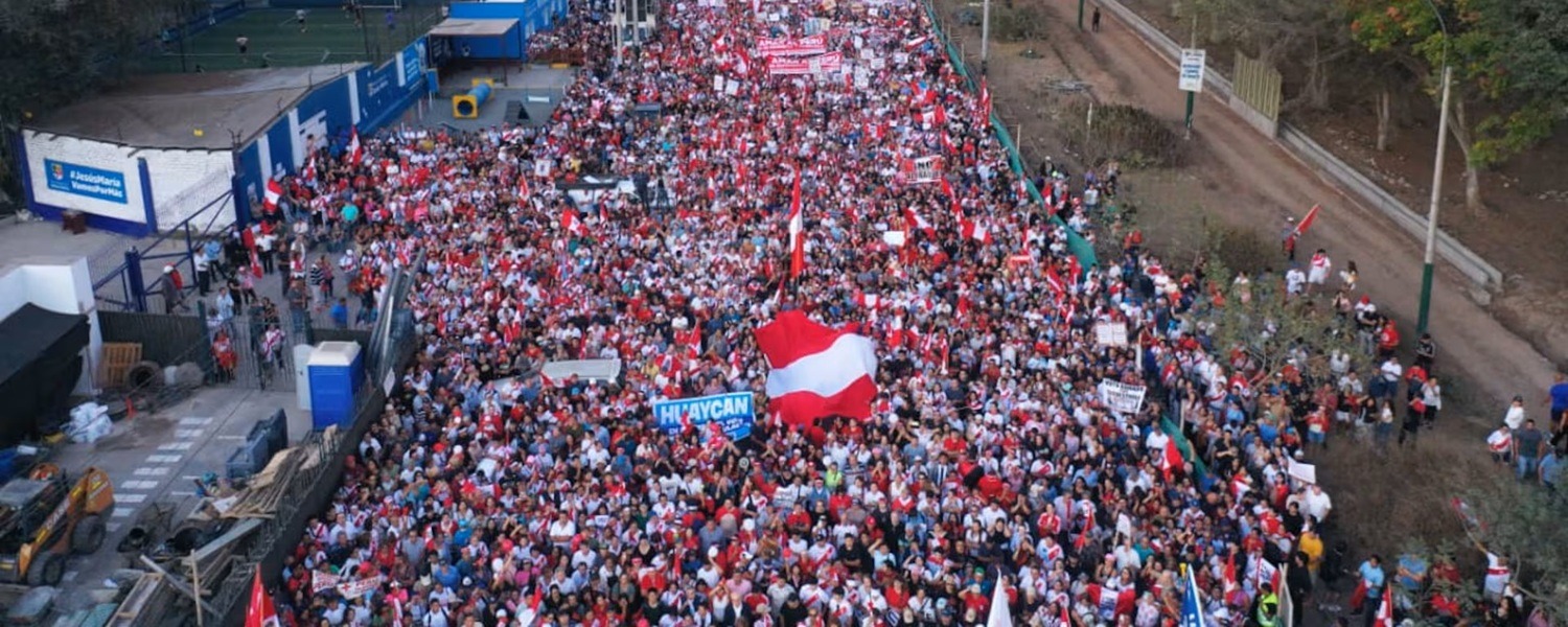 Convocan a gran marcha nacional en defensa del voto para el 6 de mayo en Campo de Marte