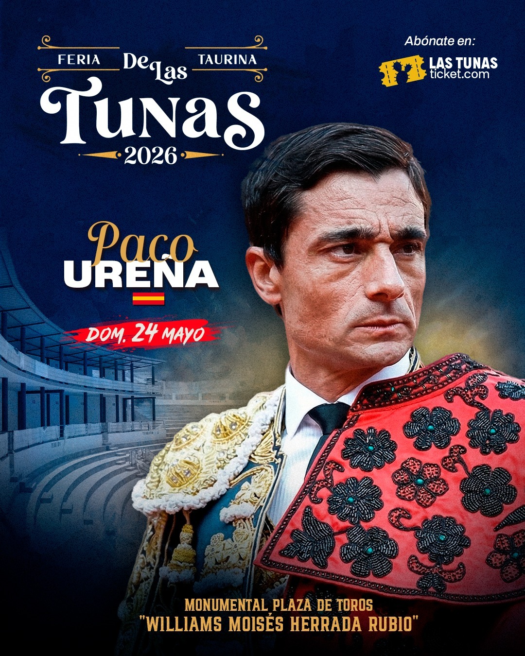 Paco Ureña llega a Cieneguilla para la gran Feria de Las Tunas 2026