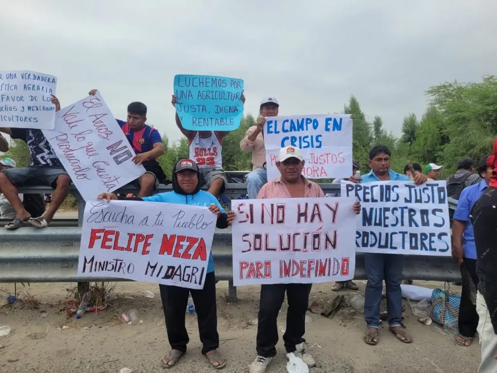 Paro agrario en Perú: protestas crecen por precios bajos y competencia internacional