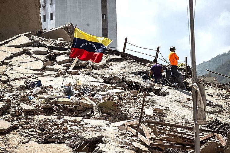 Más de 1,900 muertos y 10,000 heridos deja devastador doble terremoto en Venezuela