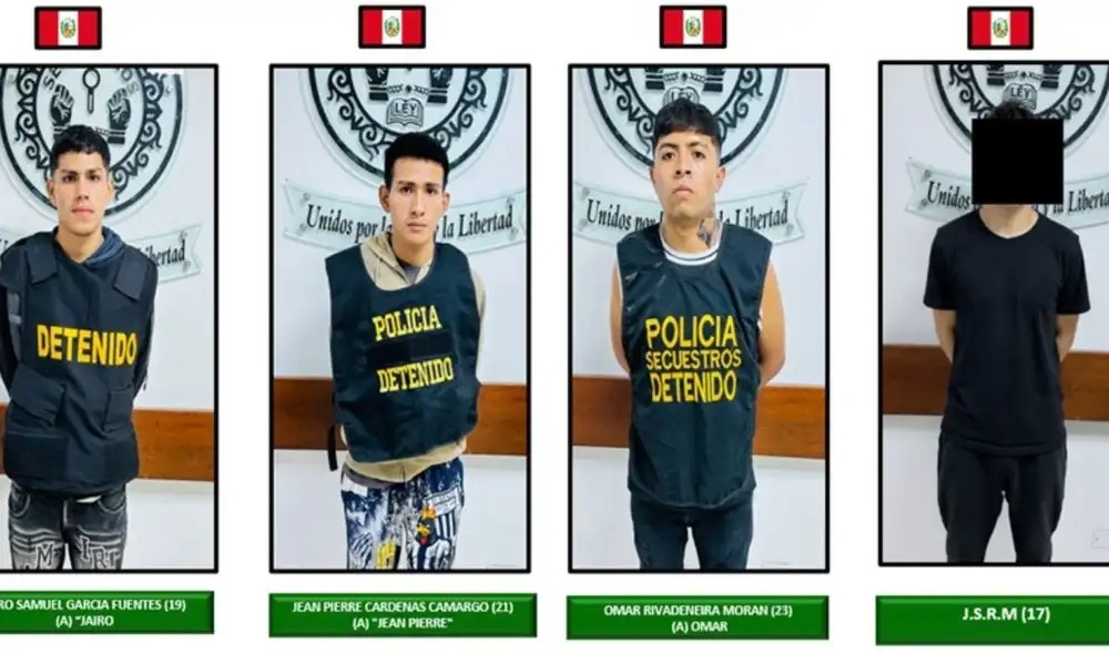 Capturan a tres presuntos miembros de ‘Los Michis del Cono Norte’