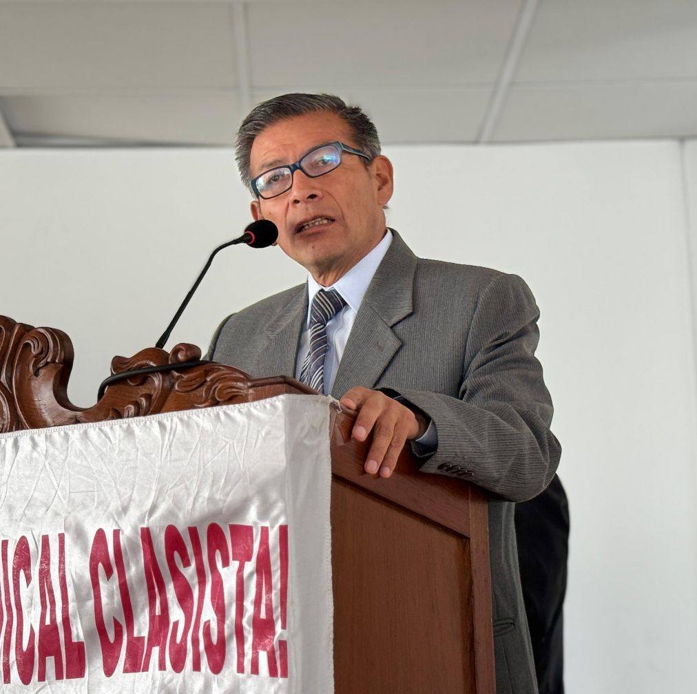 Héctor Sinche Crespín: “Sánchez es una amenaza para el SUTEP y para los maestros de todo el país”