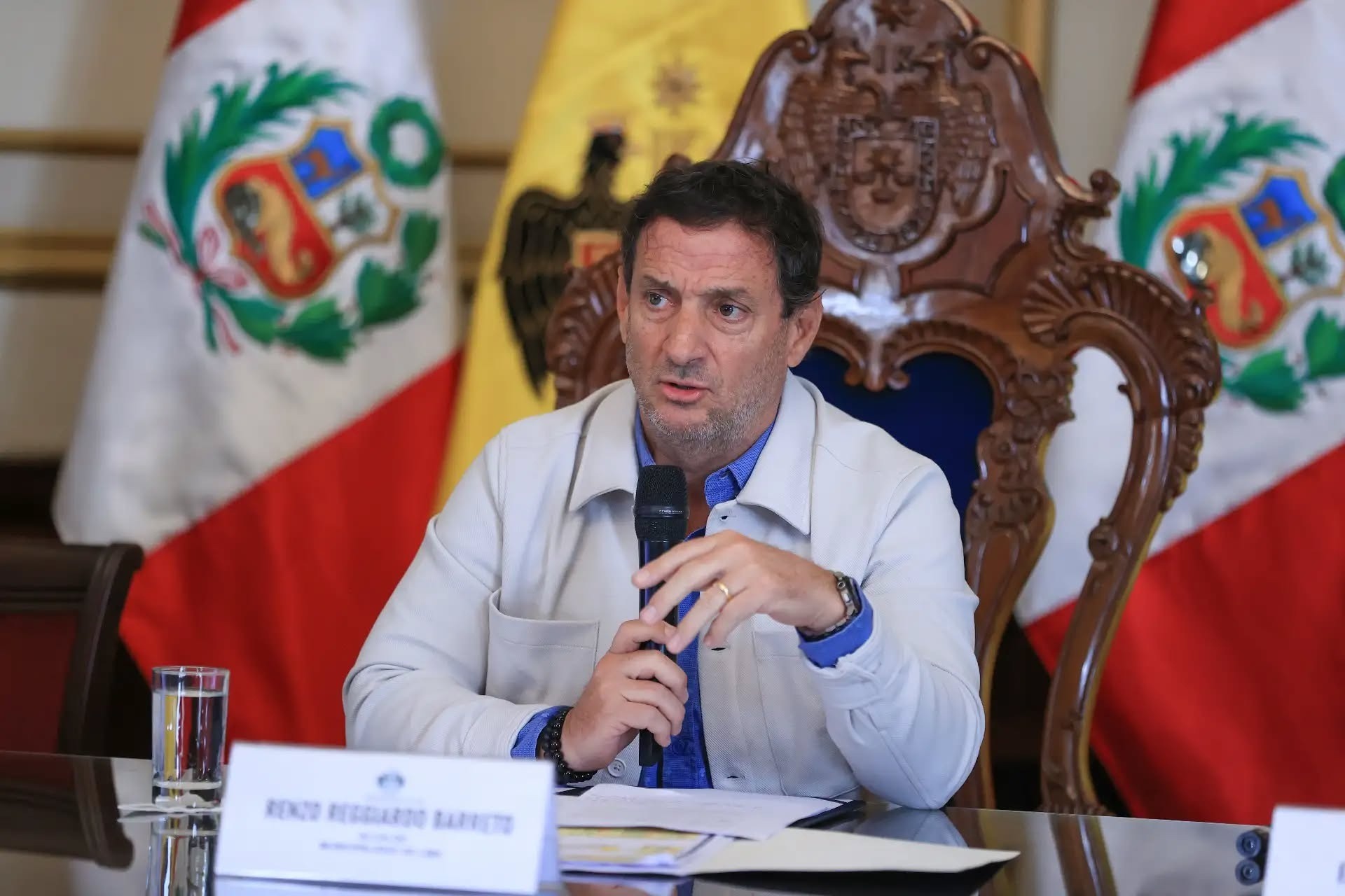Renzo Reggiardo: “No vamos a permitir violencia y caos en Lima”