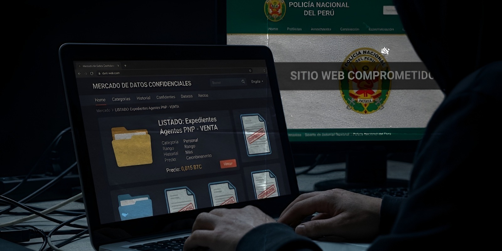 Hackean la página de Policía Nacional